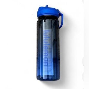 Lululemon Back To Life Clear Bottle 24oz with Straw/Lid GLCT/CLBL/CGCT